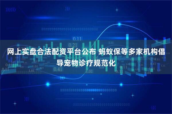 网上实盘合法配资平台公布 蚂蚁保等多家机构倡导宠物诊疗规范化